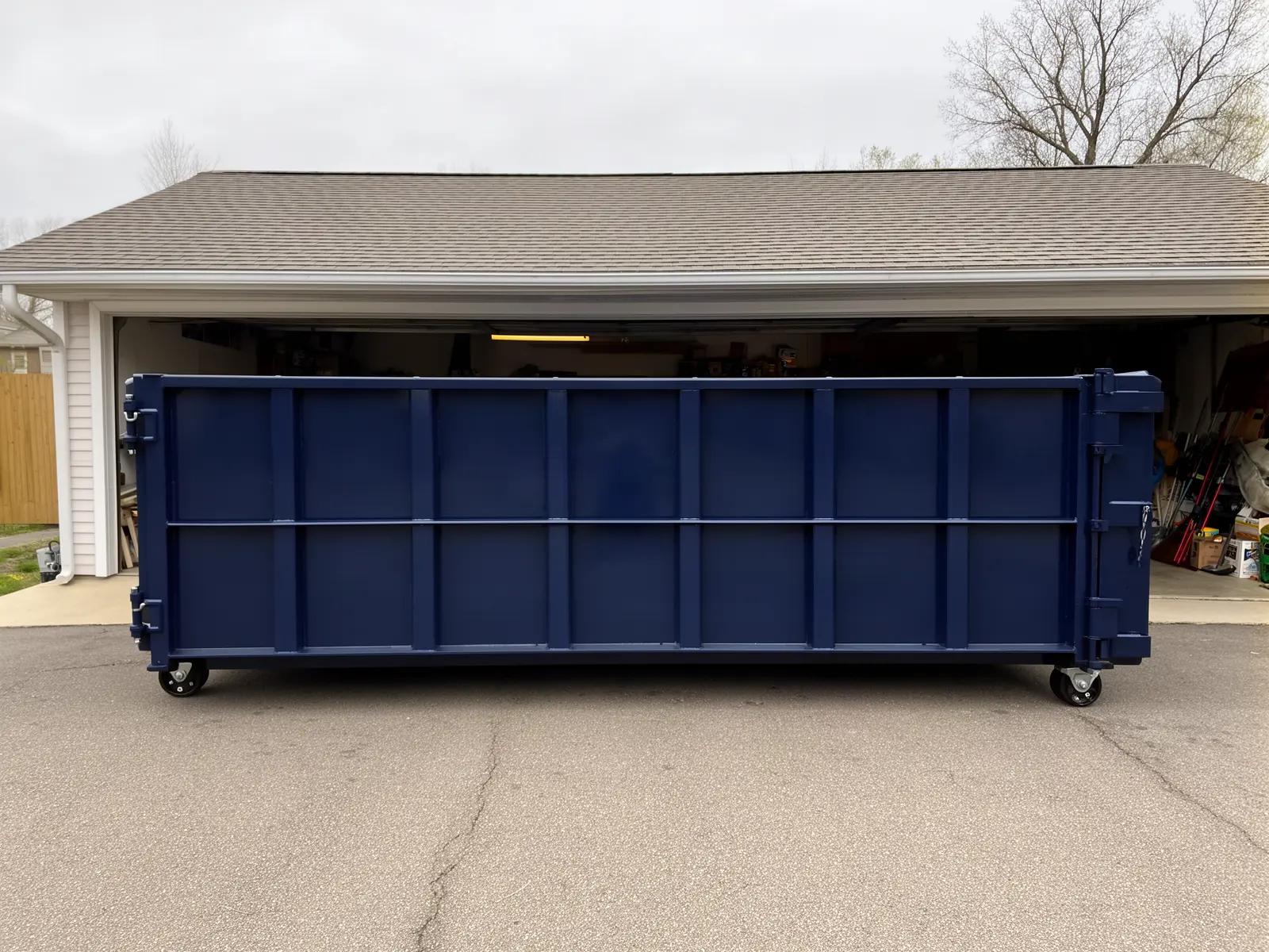 Roll-off dumpster from Tall Oaks Dumpster Rental LLC in Altoona, WI